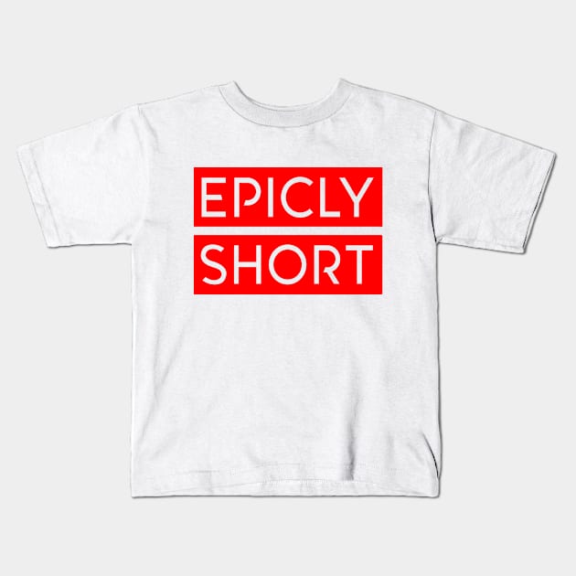 ES Stacked Inverted Name Kids T-Shirt by EpiclyShort